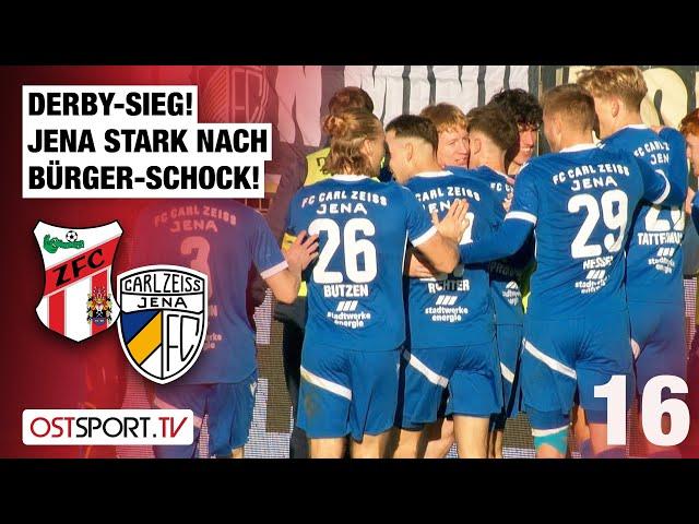 Derby-Sieg! Jena stark nach Bürger-Schock: ZFC Meuselwitz - Carl Zeiss Jena | Regionalliga Nordost