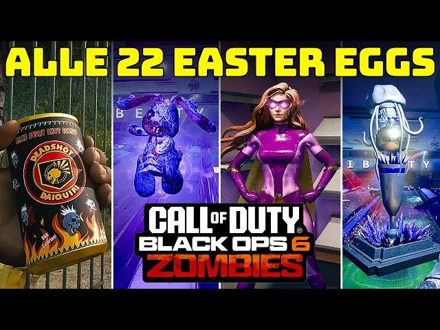 Black Ops 6 Zombies | Alle Easter Eggs in Liberty Falls | Deutsch