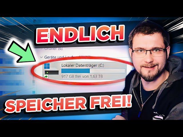 PC entrümpeln in 2 Minuten! (Speicherfresser finden und löschen)