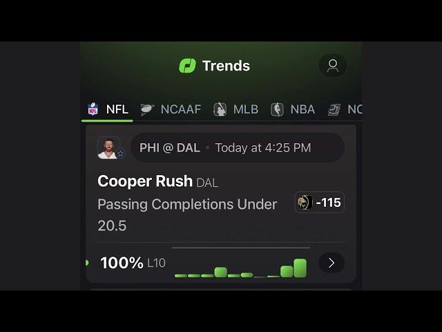 Cooper Rush Under 20.5 Completions: Smart Bet for Cowboys vs Eagles?