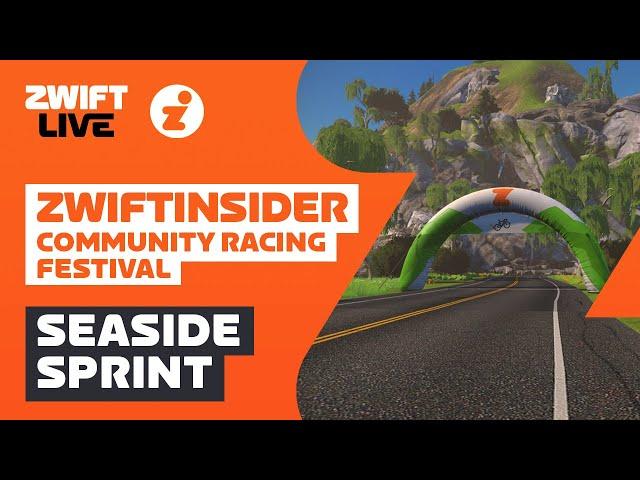 Zwift Insider Community Fest // Seaside Sprint