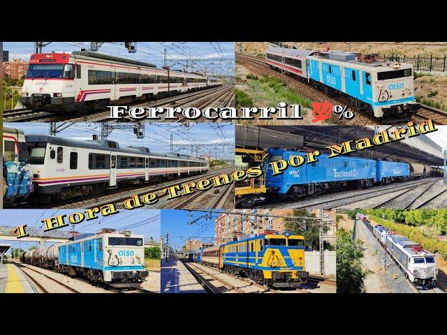 ESPECIAL 1 Hora / 60 Minutos de Trenes en Madrid : Ferrocarril ibérico español % TRAINSPOTTING 2024