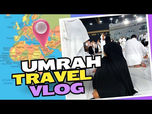 UMRAH VLOG 1: a 2-day travel vlog | USA to Saudi Arabia - Madina