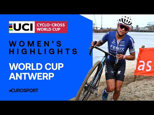 FANTASTIC RIDE!  | Women's UCI Cyclo-Cross World Cup Race Highlights | Eurosport Cycling