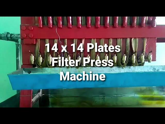 14 Plates Oil Filter Press Machine | 14x14 Inches Plate | Krishan Kanhaiya Expeller Industries, Agra