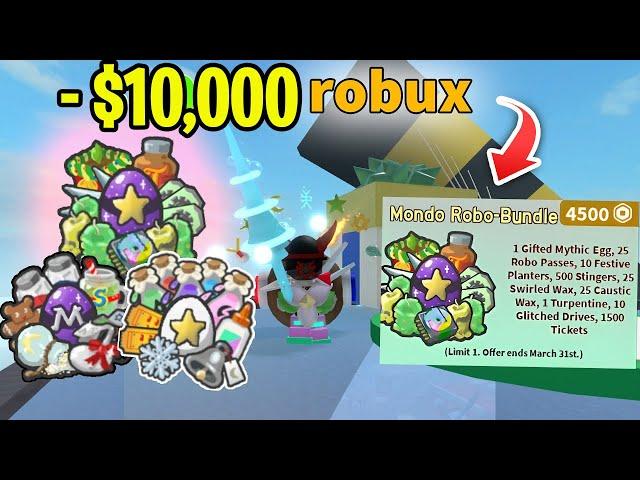 Rich Idiot Spends $10,000 on Beesmas! - Bee Swarm Simulator