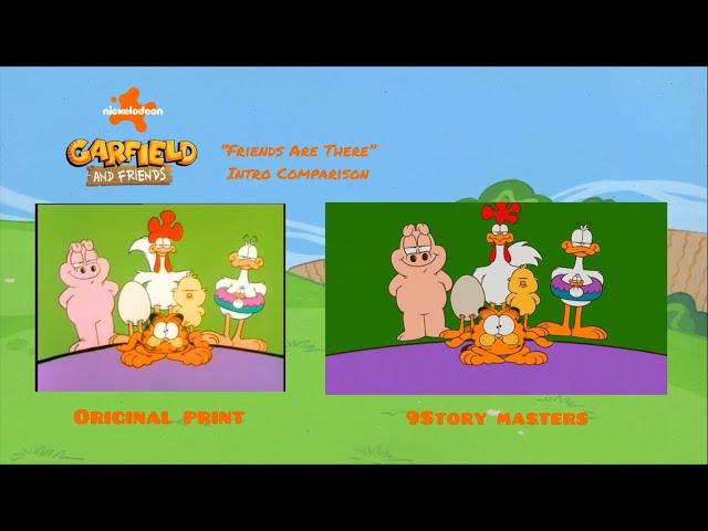 Garfield and Friends (1988-95): “Friends Are There” Intro Comparison (1988-90 VS 2018)