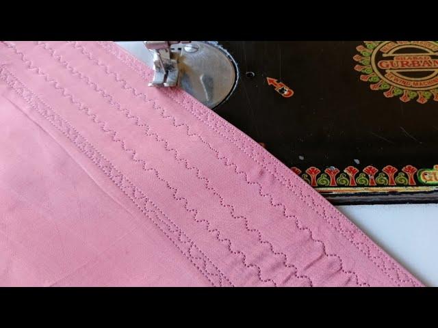 Easy Simple and Beautiful mohri design//Poncha design new//DM fashion कला