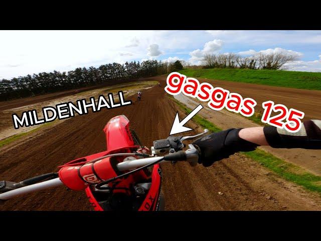 RIDING my GASGAS 125 for the FIRST TIME at MILDENHALL MX | GoPro HERO 12 4K