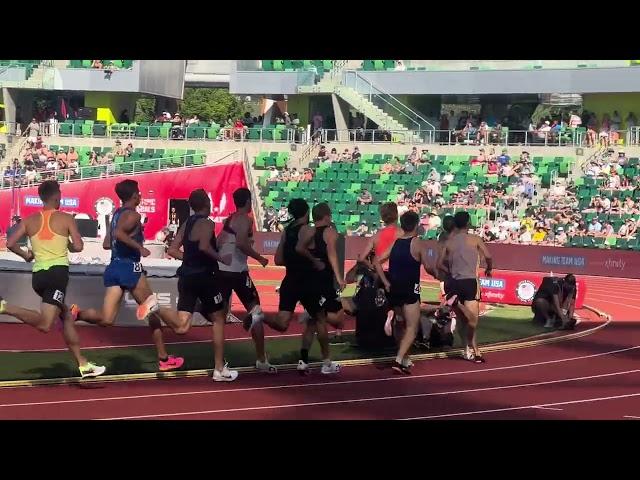 Cole Hocker, Sam Prakel, Eric Holt, Men’s 1500m Round 1 Heat 3, US Olympic Trials 2024