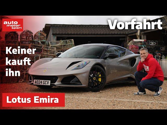 Lotus Emira: So fährt sich der Vierzylinder? – Vorfahrt (Review) | auto motor und sport