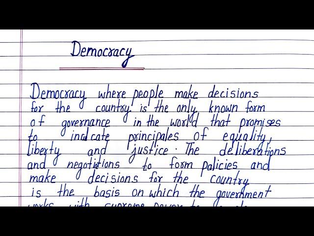 essay on democracy in english/democracy essay/essay on democracy