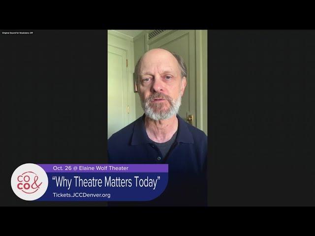 'Why Theatre Matters Today' with David Hyde Pierce