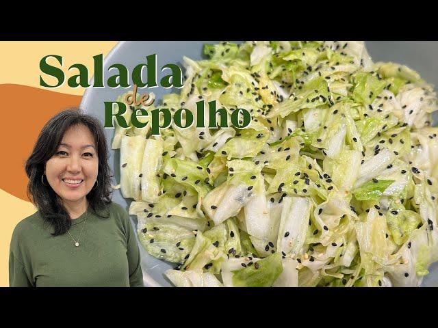 SALADA DE REPOLHO ORIENTAL | Simples e rápida de preparar e muito crocante