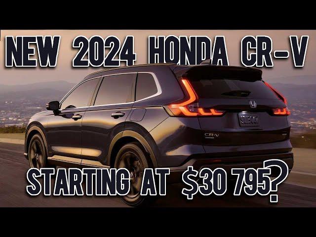 ALL NEW 2024 - 2025 HONDA CR-V --- PRICING, INTERIOR, EXTERIOR & SPECIFICATIONS REVEALED !