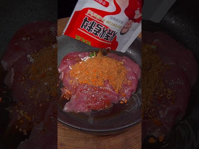#美食教程猪里脊这样做，鲜嫩多汁，全家都爱吃。
