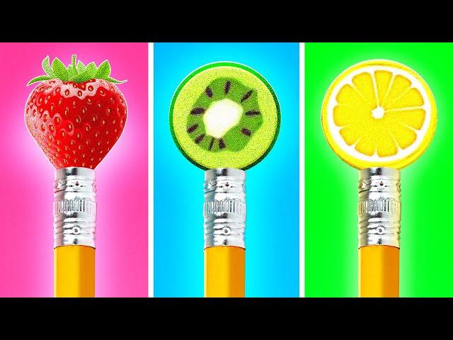 DIY CUTE SCHOOL SUPPLIES || Genius School Hacks for Students and Parents By 123 GO Like!