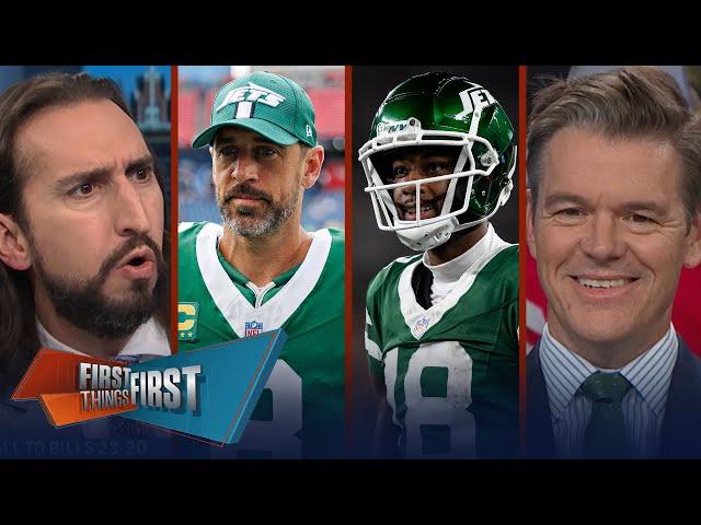 Did Rodgers cross the line calling out Mike Williams after the Jets' loss? | FIRST THINGS FIRST