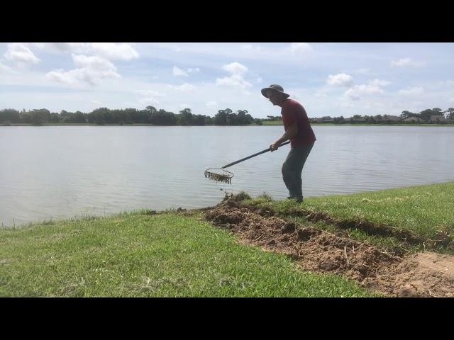 Yard Drain, French Drain, Can Chuck Out DIG His Own Crew? 200 Feet with Gravel