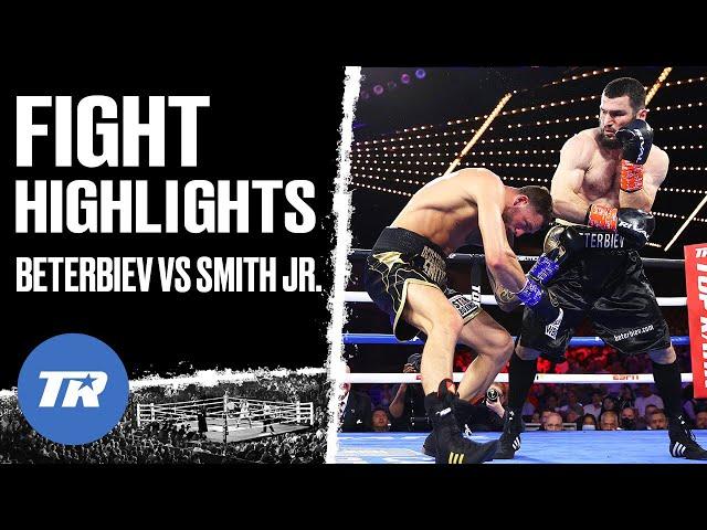 All Angles of Artur Beterbiev Highlight Reel KO of Smith Jr To Become Unified Champion | HIGHLIGHTS