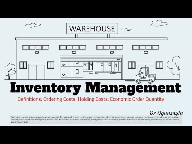 Inventory Management