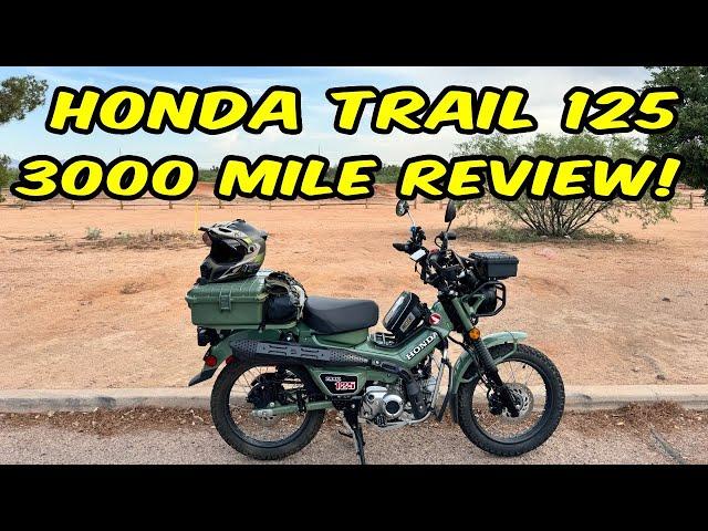 Honda Trail 125 CT125 3000 Mile Review #honda #ct125 #trail125