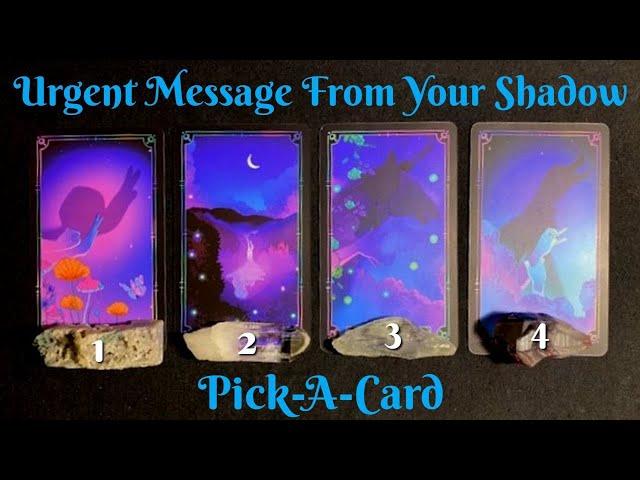 Urgent Messages From Your Shadow Self! | Pick-A-Card