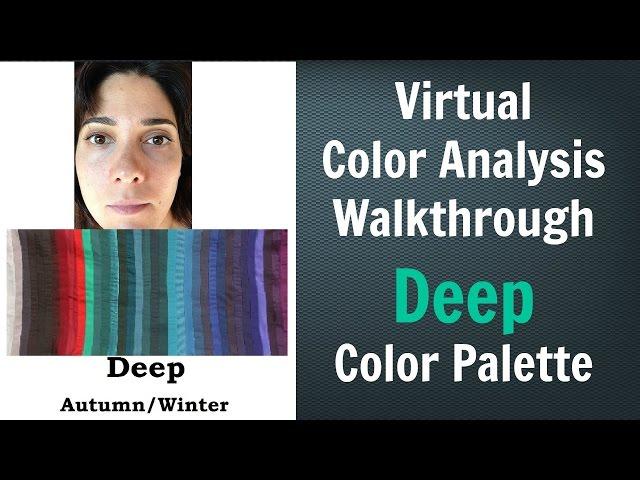 Deep Winter & Deep Autumn Color Palette: Neutral Skin Undertone - Virtual Color Analysis