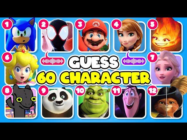 Guess 60 Character By Their Song? Netflix Puss In Boots Quiz, Sing 1&2, Zootopia l Monkey Quiz