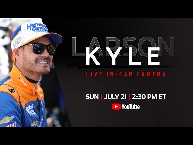 Live: Kyle Larson's in-car camera presented by Sunoco