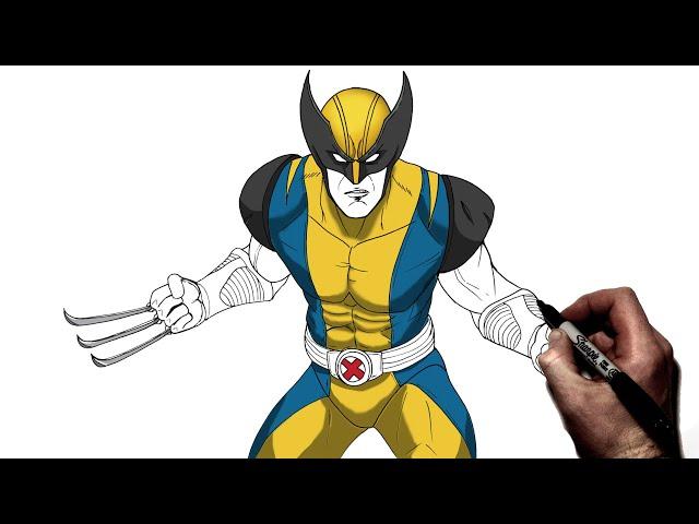 How To Draw Wolverine | Step By Step | Marvel X:Men