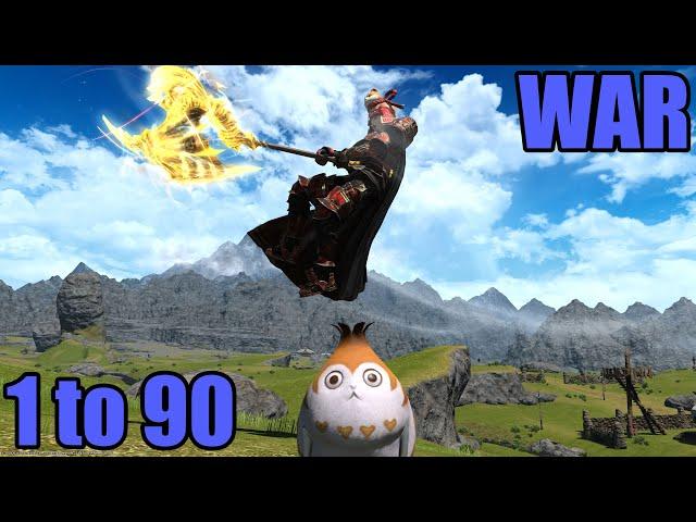 FFXIV: Endwalker Marauder/Warrior 1 to 90 Leveling Skills Guide