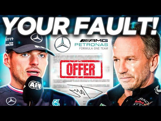 Max Verstappen's HUGE REVENGE on Horner & Red Bull After Mercedes NEW OFFER!