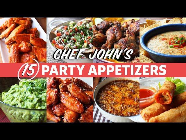 15 Easy & Delicious Party Appetizers | Food Wishes