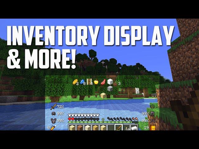 Inventory HUD+ Minecraft Mod (Display Armor Durability, Potion Duration)