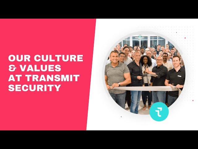 Our Culture and Values at Transmit Security