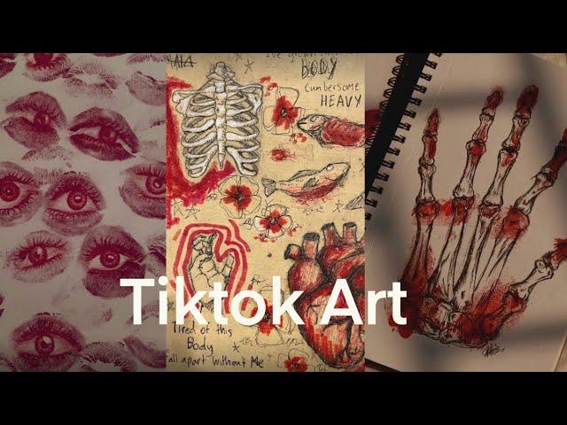 Artsy things I found on TikTok (TikTok Art Compilation)