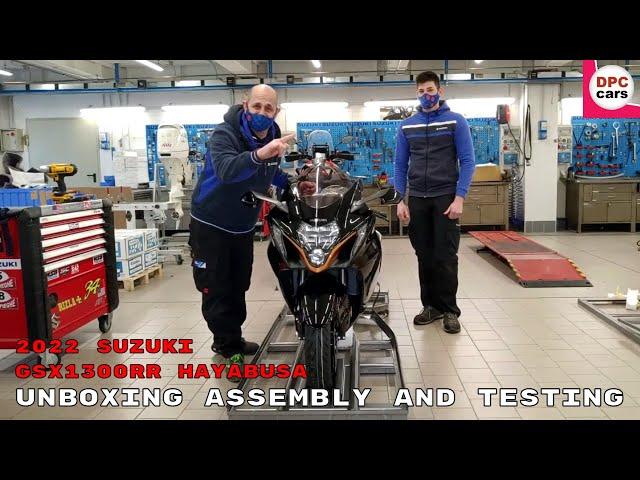 New 2022 Suzuki GSX1300RR Hayabusa Unboxing Assembly and Testing