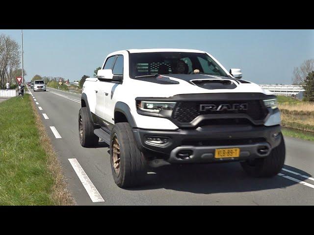 Dodge RAM 1500 TRX 6.2L Supercharged Hemi V8 - Drag Races, Exhaust Sounds & Accelerations!