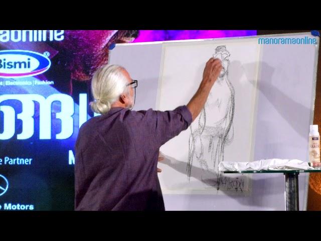 Live Sketch by Artist Namboothiri