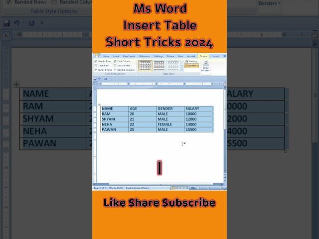 Ms Word best tricks with example #shortvideo #mswordtricks #trndingshorts  #microsoftoffice