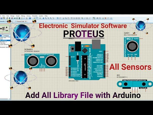 How to Install Arduino Library in Proteus 8 | Proteus Add All Library File | Proteus Download