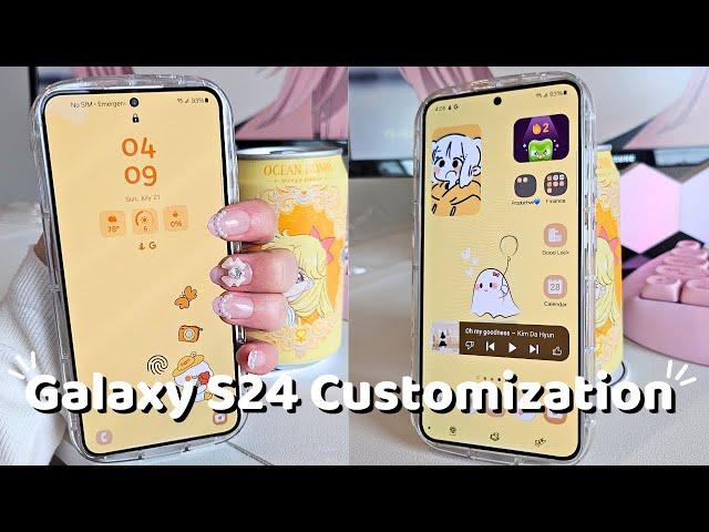 ️ Galaxy S24 ️ | Aesthetic Customization  °• (ASMR)