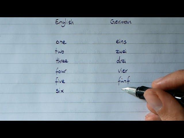 Learn how to Count 1-10 in German [ASMR]