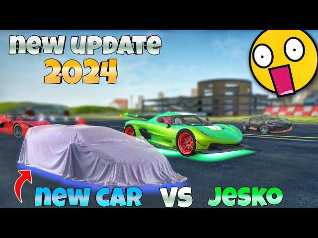 Jesko VS New carskin||New update 2024||Extreme car driving simulator||