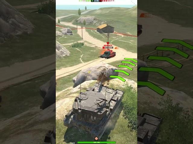 losing 5,000 HP in one shot in #wotblitz #Shorts