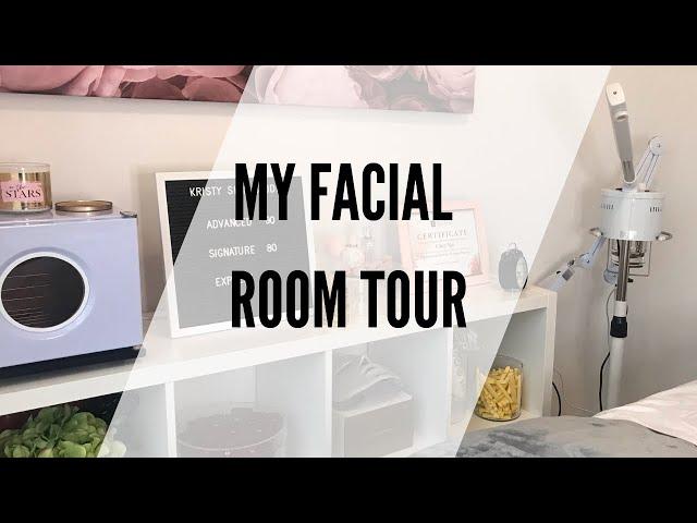 Esthetician Facial Room Tour | Home Business