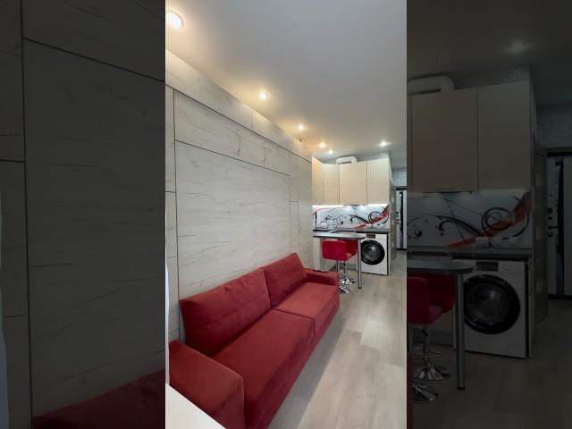 Проект с комплексной меблировкой от М:32 #кухня #шкафкровать #мебель #интерьер #дизайнинтерьера #дом