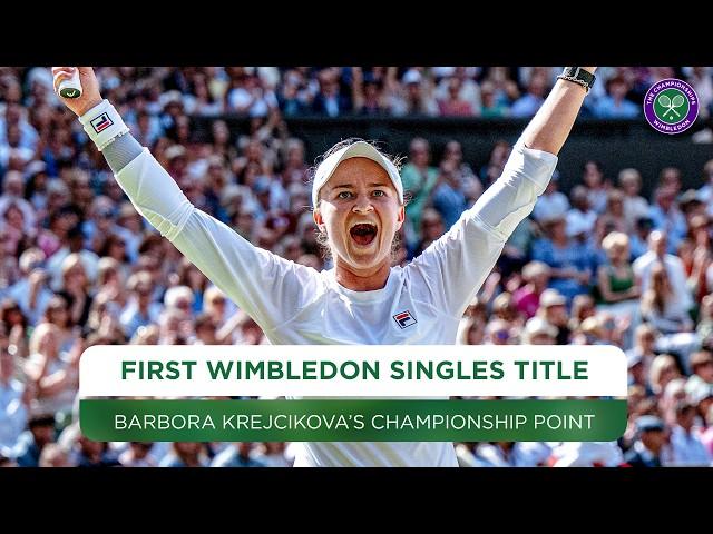 Barbora Krejcikova wins Wimbledon | Winning Moment and Celebration | Final | Wimbledon 2024