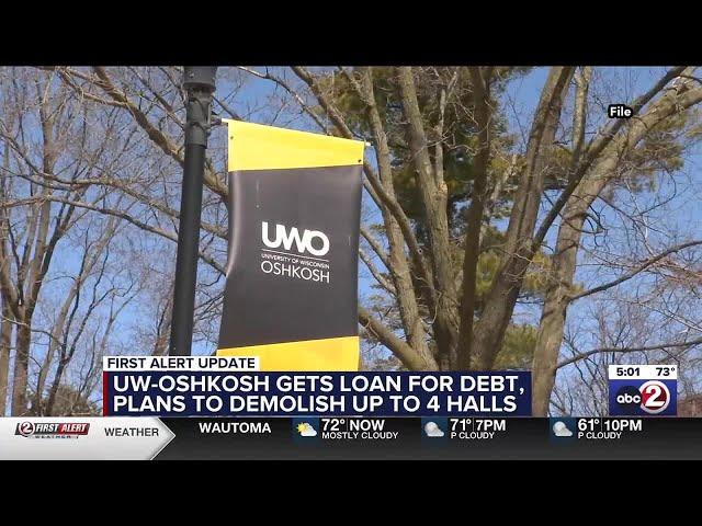 UW-Oshkosh gets loan for debt, plans to demolish up to 4 halls